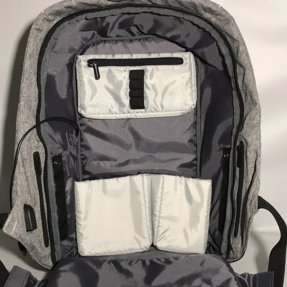 Xd Design Bobby Original Anti Theft Backpack Grey and Black Colors